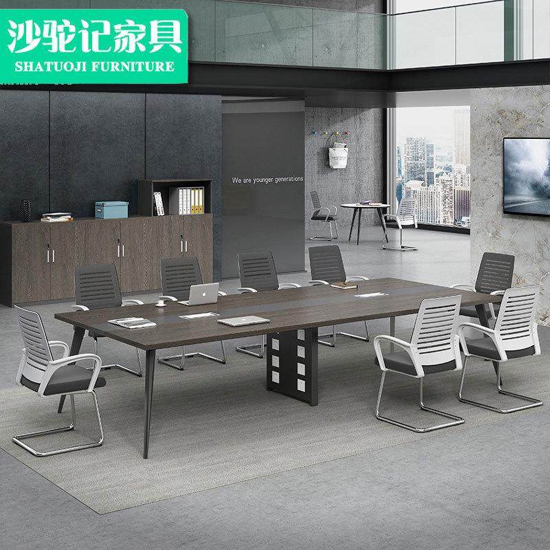 办公桌会议桌长桌简约现代培训洽谈桌会议室小型拼色办公桌椅组合,商业/办公家具,会议桌,淘宝优惠券,粉丝福利购,淘宝优惠卷