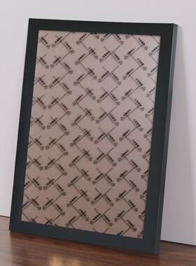 w1tr实木遗像制作老人遗照相框黑色a4a312寸摆台灵堂照片冲洗