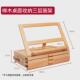 美术专用榉木单层画盒实木可调节手提桌面画架儿童素描写生油画箱