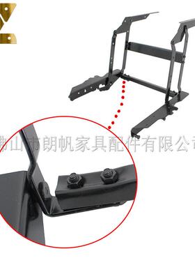 lfa005北欧餐桌茶几升降架加厚支撑板茶几方管桌面折叠铰无金配件