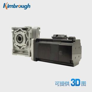 100 86减速比减速刹车无刷电机dc48v659w3000rpm蜗轮5
