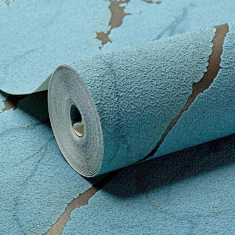 新款影视墙大理绒3d立体壁纸家用客厅卧室现代简约鹿皮石纹墙纸