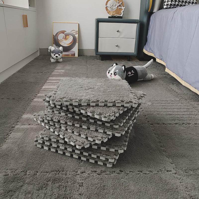 33n床边拼接地垫地毯卧室ins风学生宿舍寝室耐脏榻榻米垫泡沫爬行