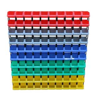 仓储塑料货架收纳五金工具展示架多层置物架库房仓库收纳盒