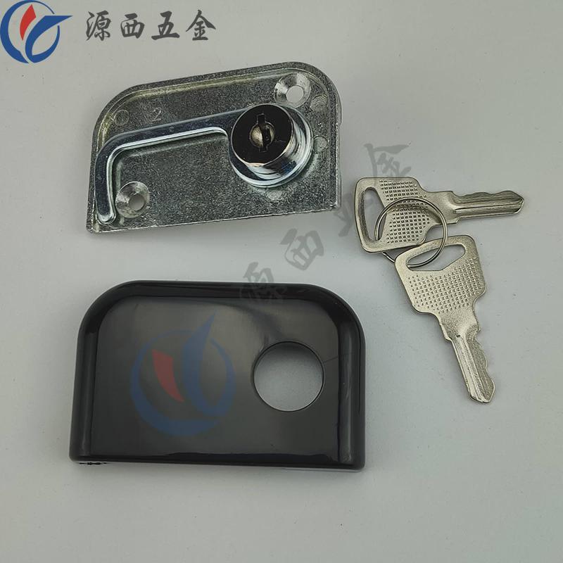 卧式家用商用冰箱冰柜门锁雪柜饮柜门柜锁冷柜展示柜门柜方锁配件