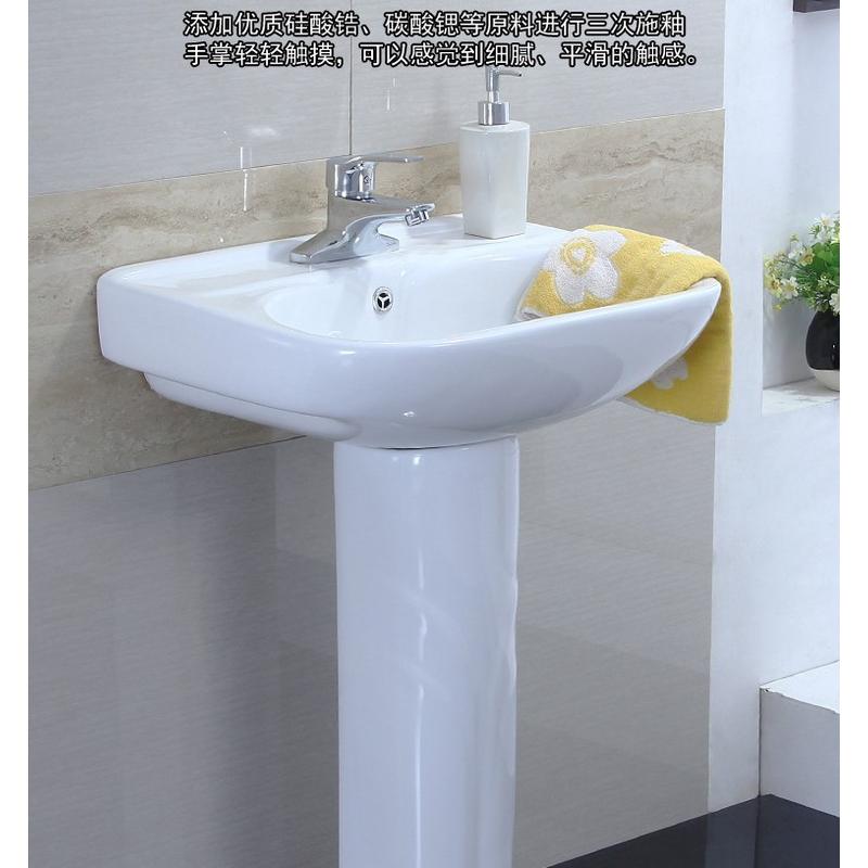 台上盆分体式厂家直销柱盆陶瓷立柱盆艺术立柱盆供应工程酒店