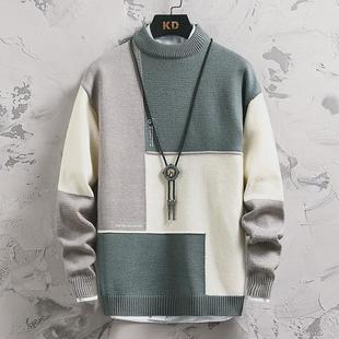 Loose Thermal Thick rendy Men Sweater Sreetwear Winte Spring