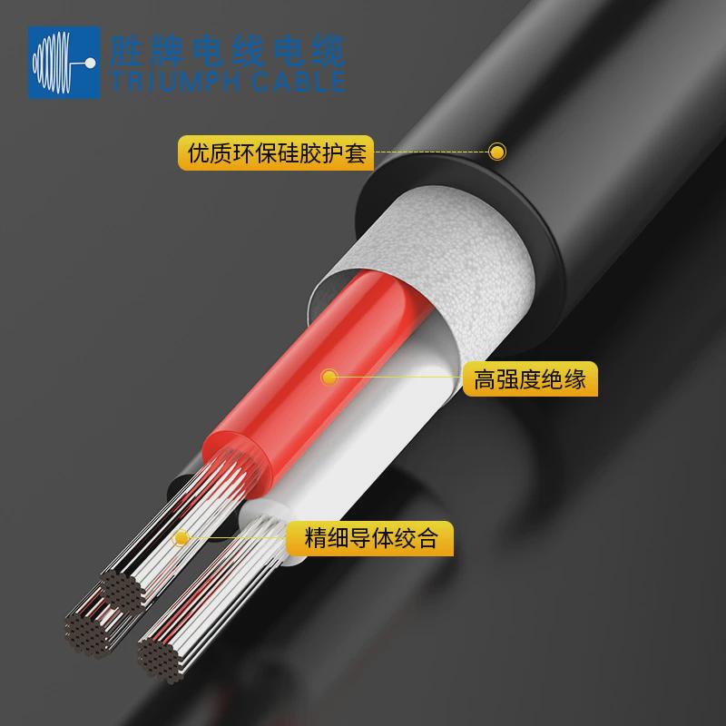 胜牌厂家电机牵引线HO5SS-F3*0.75MM24芯硅胶护套线多芯过粉线