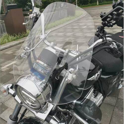 摩托车前挡风玻璃宝逸太子HJ150-11E钱江QJ300悦酷tr150挡风板
