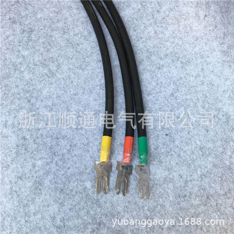 开关柜接插件一次带导线电缆线syj-35-125a-500syj-25-500mm
