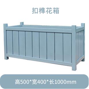 户外落地式碳化种植箱楼顶阳台田园杉木实木花盆花槽防腐木花箱