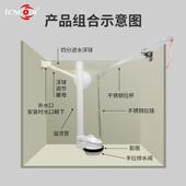 6b76新款 冲水箱冲水配件沟槽公厕拉绳洁具公共厕所手拉 50型手拉式