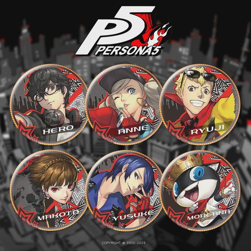 女神异闻录5吧唧徽章冰箱贴佐仓双叶新岛真P5游戏周边二次元谷子