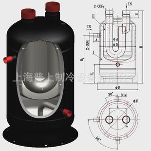 2417 2415hyr 冷库空调制冷气热交换液分离器hyr 2413hyr