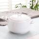 大汤碗家用双耳带盖陶瓷汤窝创意炖盅大号容量饭汤盆微波炉多款