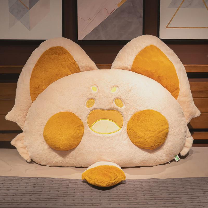 嘟嘟猫床头软包靠背靠垫嘟嘟喵抱枕大学生宿舍靠枕床上看书靠雷新