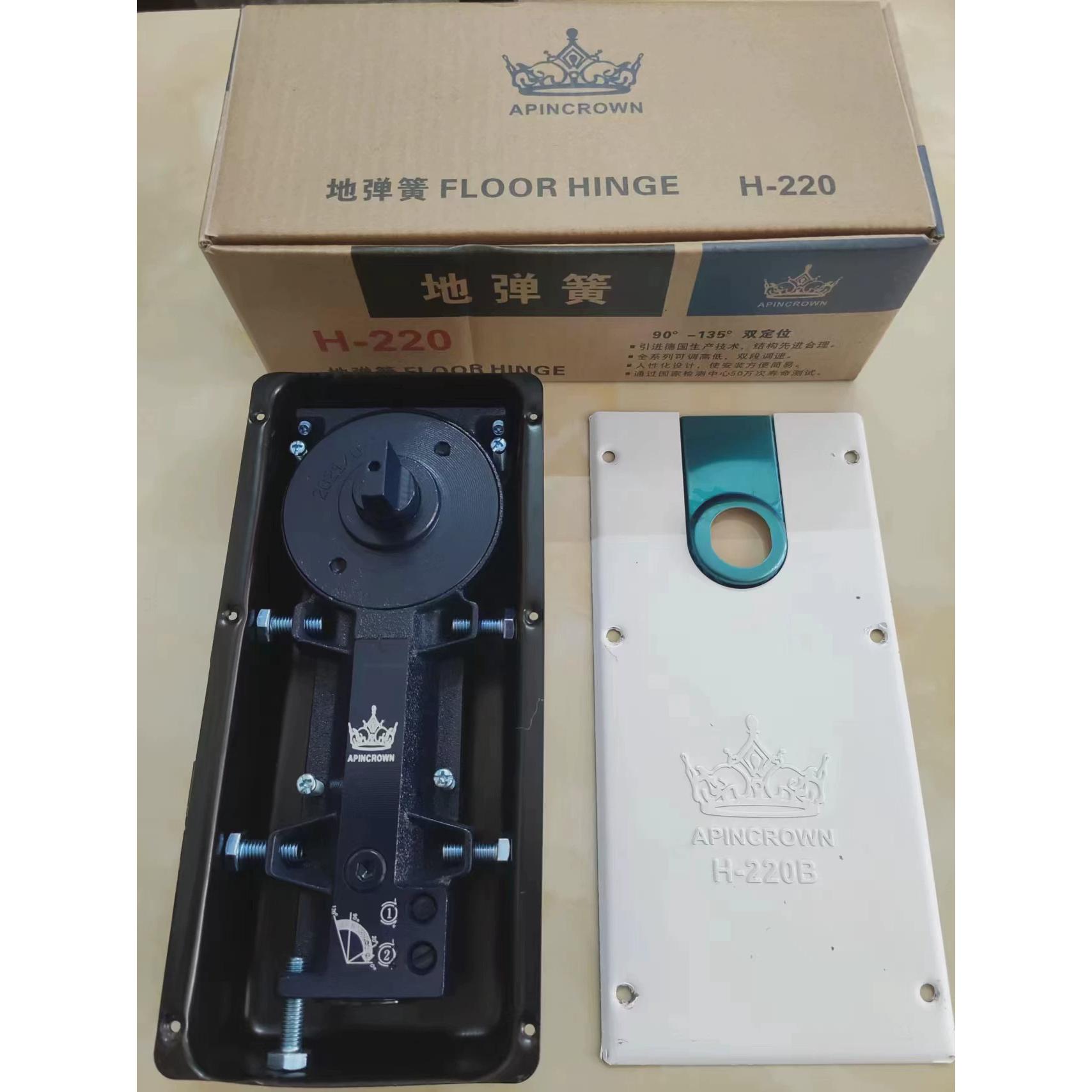 玻璃门木门不锈钢地弹簧通用型门窗五金配件固定夹套装钢化玻璃