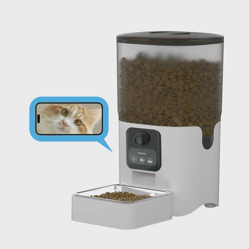 可视宠物自动喂食器猫犬大容量新款可拆卸粮仓定时定量猫狗喂食碗