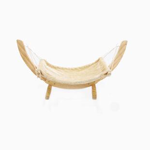 爆款猫窝实木床吊床猫狗猫咪秋千挂窝猫吊床宠物窝可拆卸组装