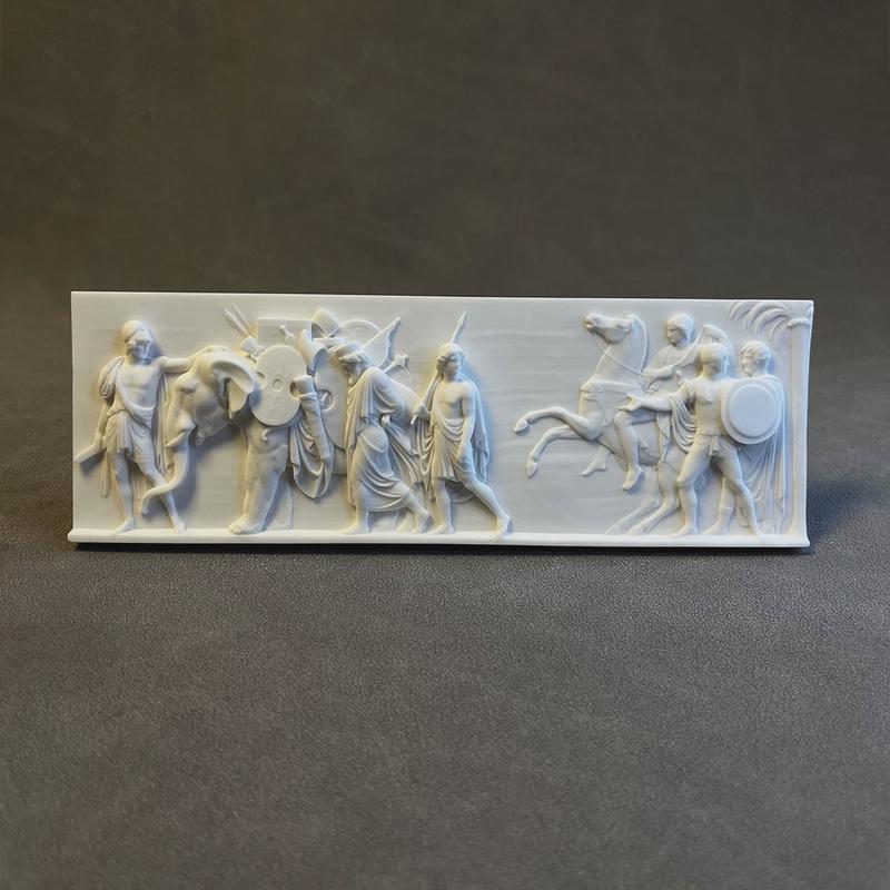 复古艺术石膏浮雕立体装饰画相框画心桌面摆件酒柜书架装饰礼物图片