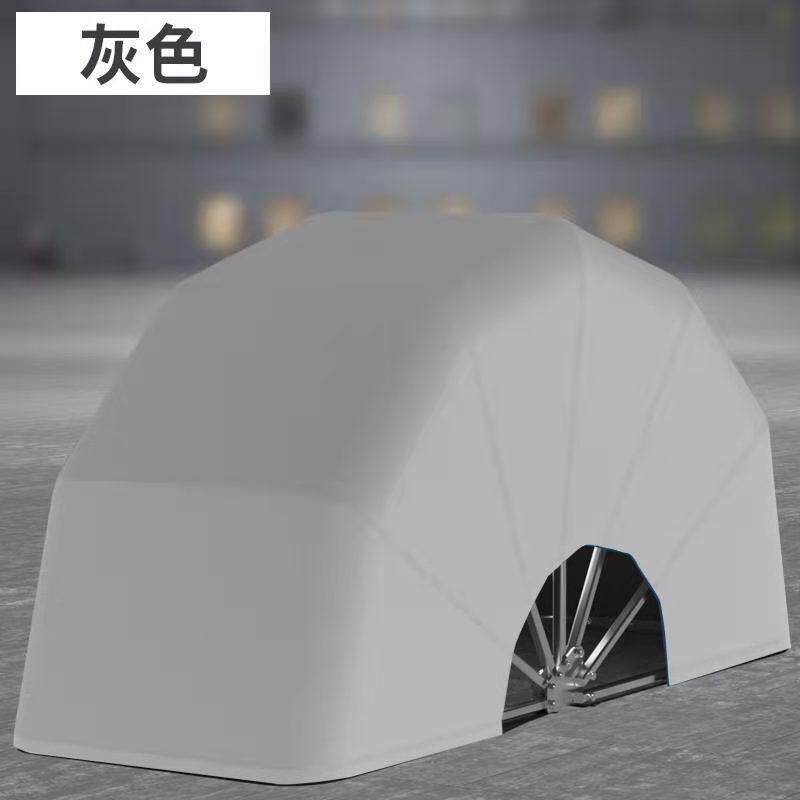 半自动推拉式可折叠车棚防雨防晒户外可移动车蓬摩托车车库可定制