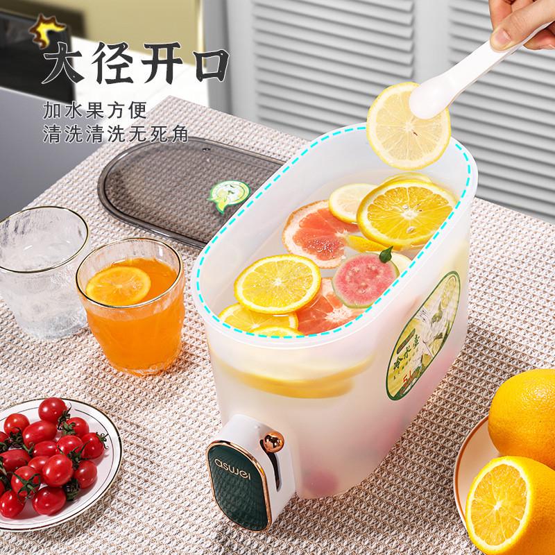 网红冷水壶食品级夏季果茶柠檬茶泡水果饮料壶可放冰箱家用塑料桶