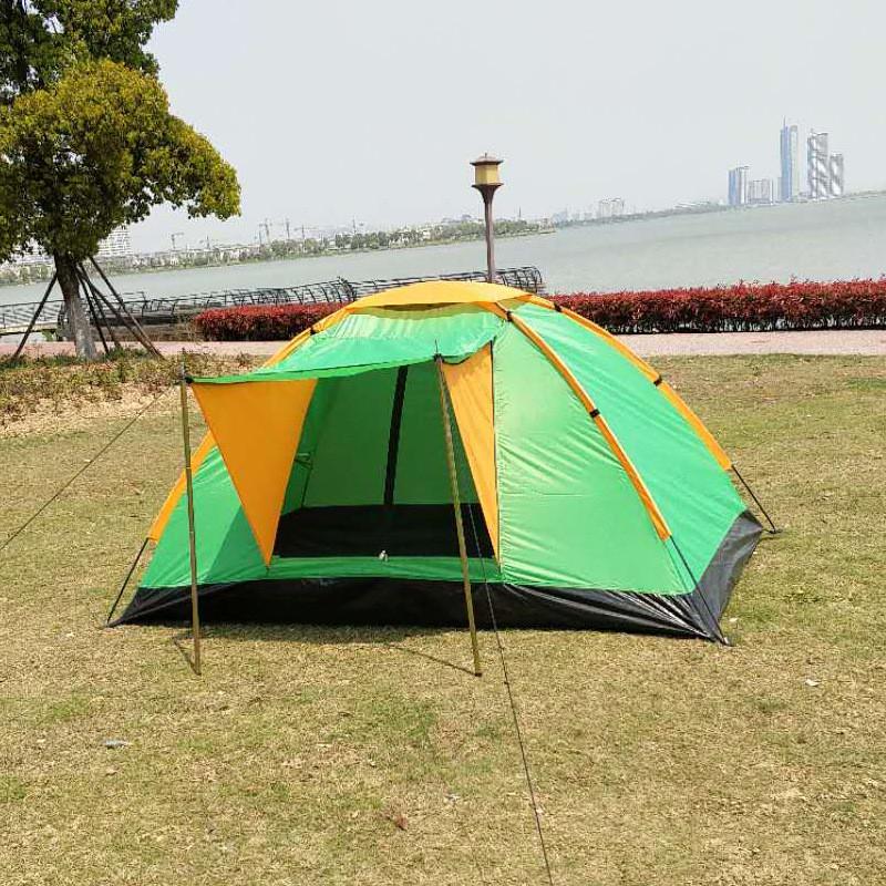 单人旅游户外蚊帐折叠野外便携旅行防晒野营帐篷2/3/4人现货