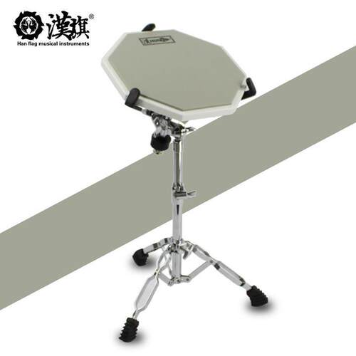 汉旗哑鼓套装12寸哑鼓垫架子鼓练习亚鼓HUN汉牌R1初学入门电子