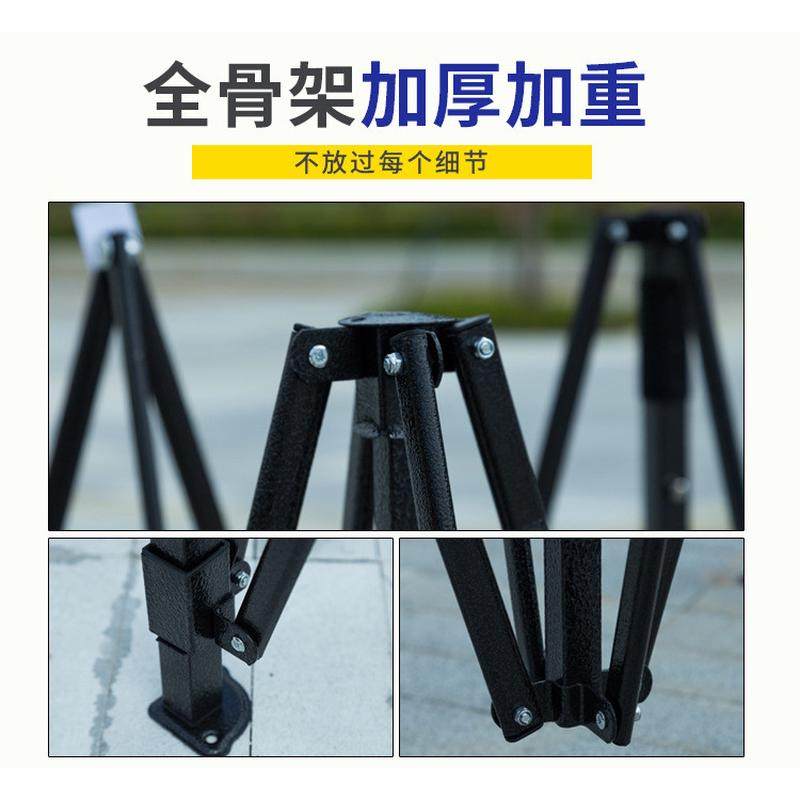 包邮3*4.5米折叠广告帐篷户外雨棚遮阳棚摆地摊伞四角方伞定做log