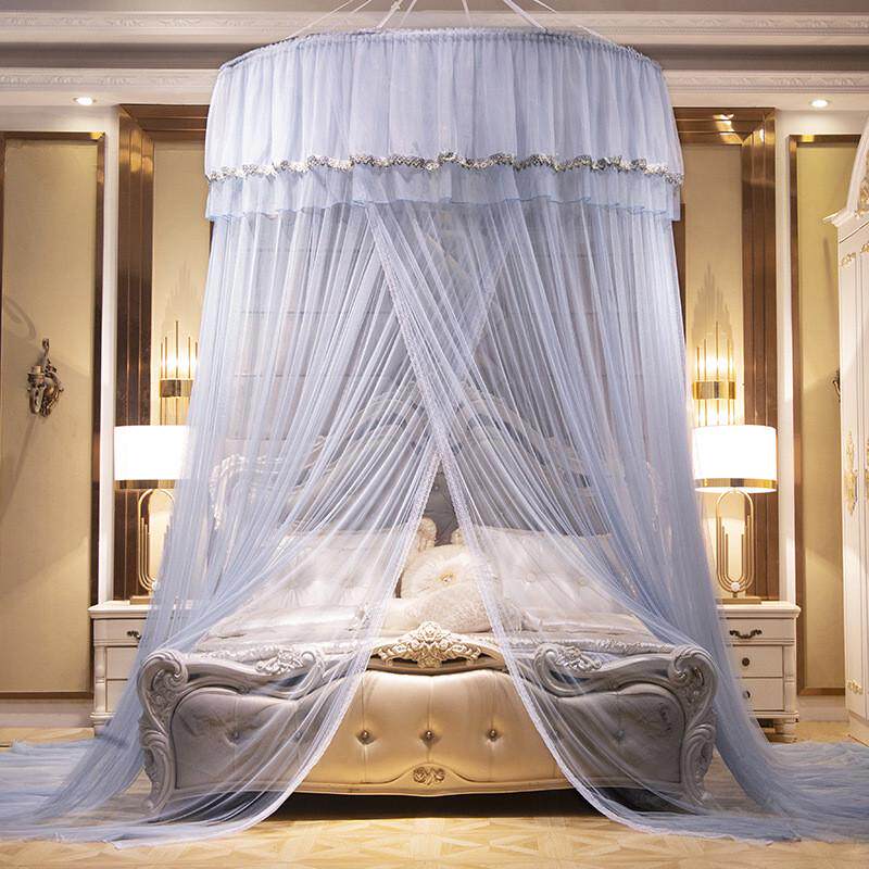 2024落地家用圆顶蚊帐1.5米吊挂式1.8米2.0米加大蚊帐新款公主风