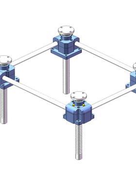 厂家现货供应手摇齿条sp900f电动气缸驱动齿轮蜗轮蜗杆同步升降器