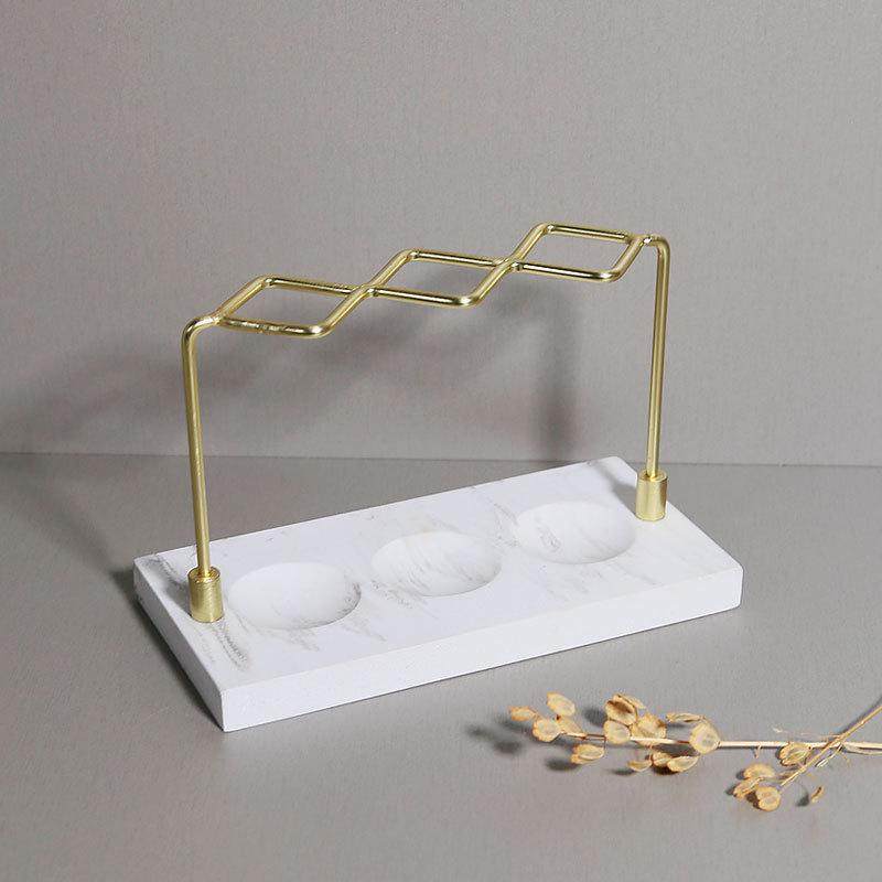 大理石纹牙刷架树脂化妆刷眉笔收纳架北欧桌面整理金色置物架牙具,收纳整理,整理架/置物架/收纳架,淘宝优惠券,粉丝福利购,淘宝优惠卷