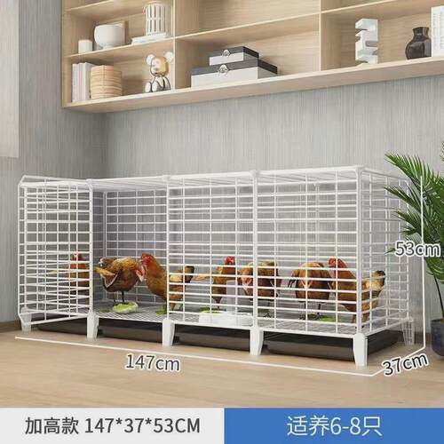 鸡笼子家用养殖铁笼大鸡20只三层室内外兔笼大号特大号自动清粪