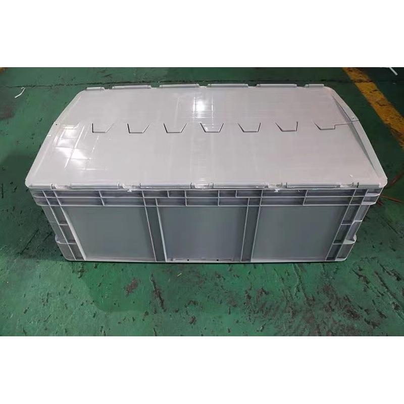 灰色物流箱塑料周转箱长条养鱼养龟缸收纳长盒大号箱子大筐框
