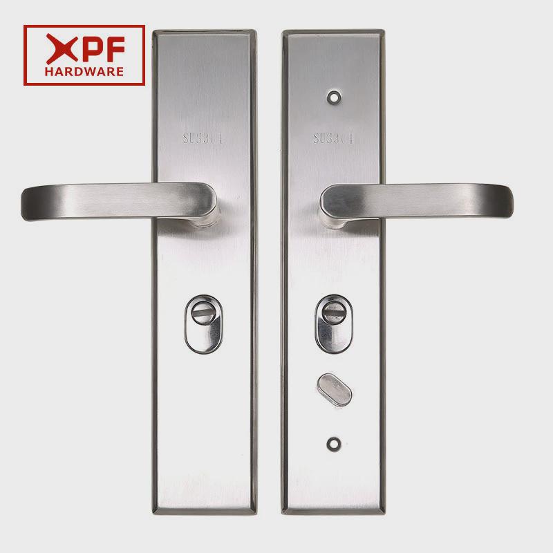防盗门拉手多功能款不锈钢左右不分加厚双层内置防撬厂家直销拉手