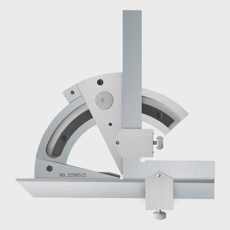 热销【】角度尺不锈钢游标量角器万用高精度角尺0-320度
