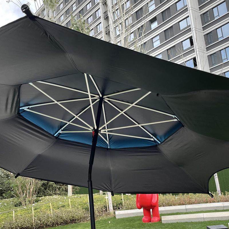 遮阳伞2米4防晒万向遮阳专用可折叠露营车营地车防雨伞钓鱼伞