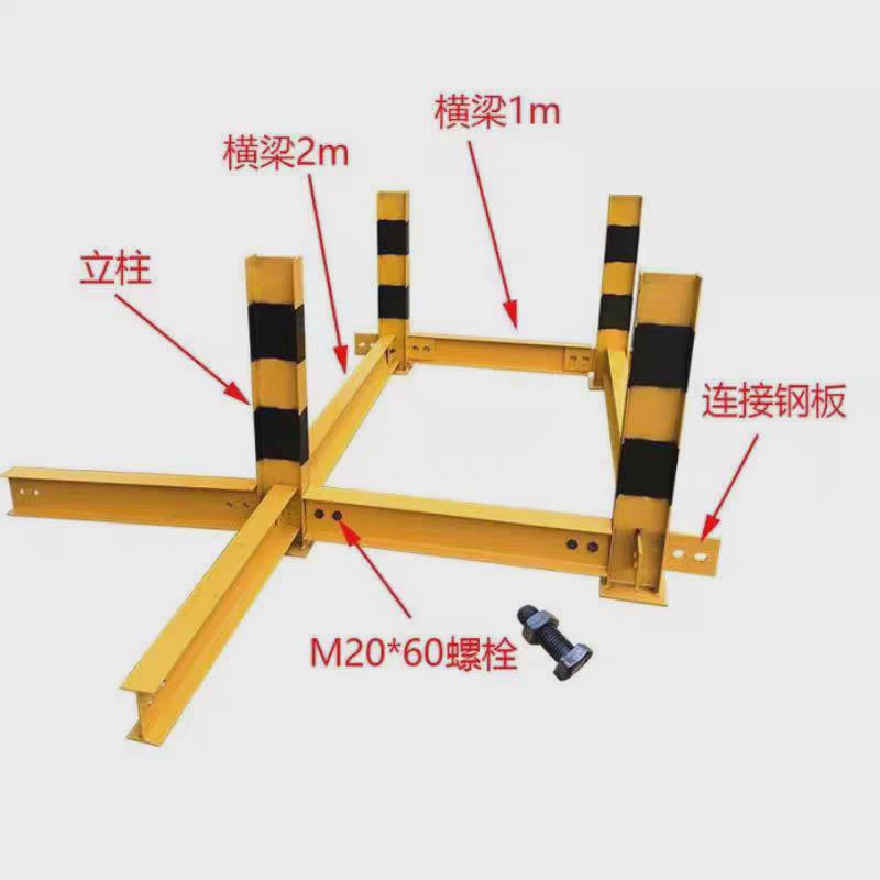 建筑工地钢筋堆放架标准化钢材摆放料场平台钢筋堆放支架工字钢