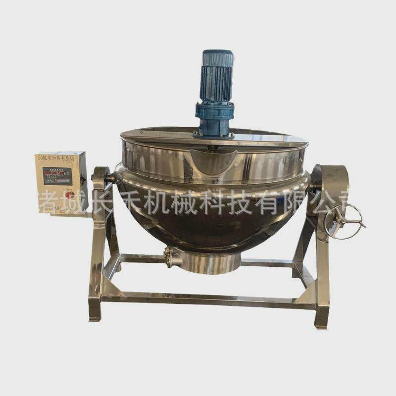 虎皮凤爪蒸煮加工机器可倾式隔温热保夹层锅肉类焯水夹层锅
