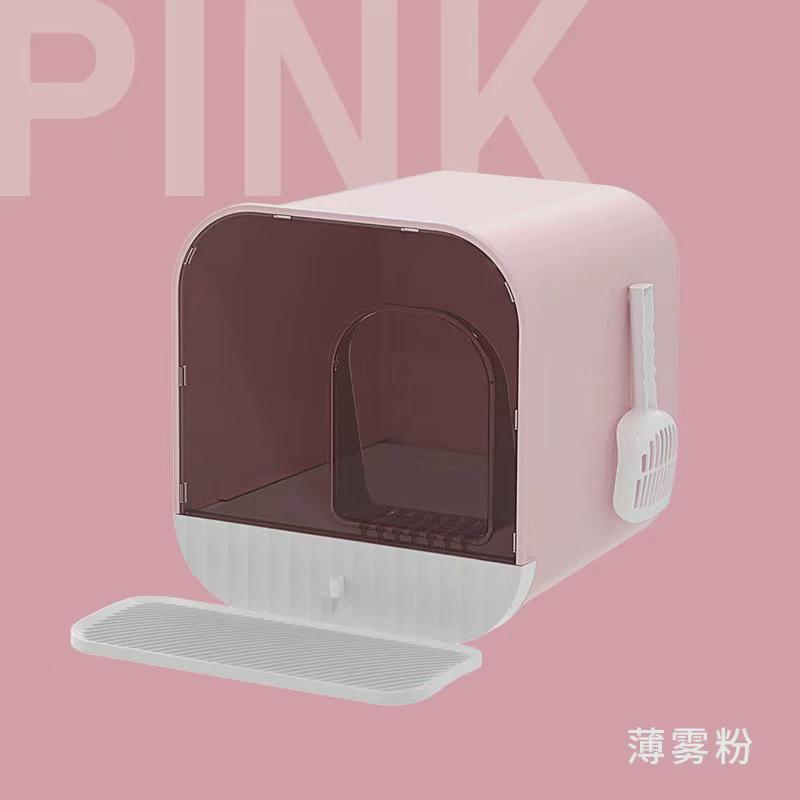 清洁用品猫笼防外溅猫咪厕所全封闭抽屉式猫砂盆带猫砂别墅式猫窝