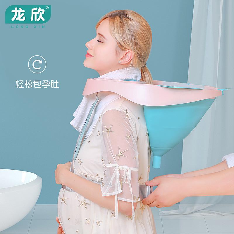 成人儿童通用仰式洗头器家用大人月子孕妇洗头躺椅式病人洗头盆