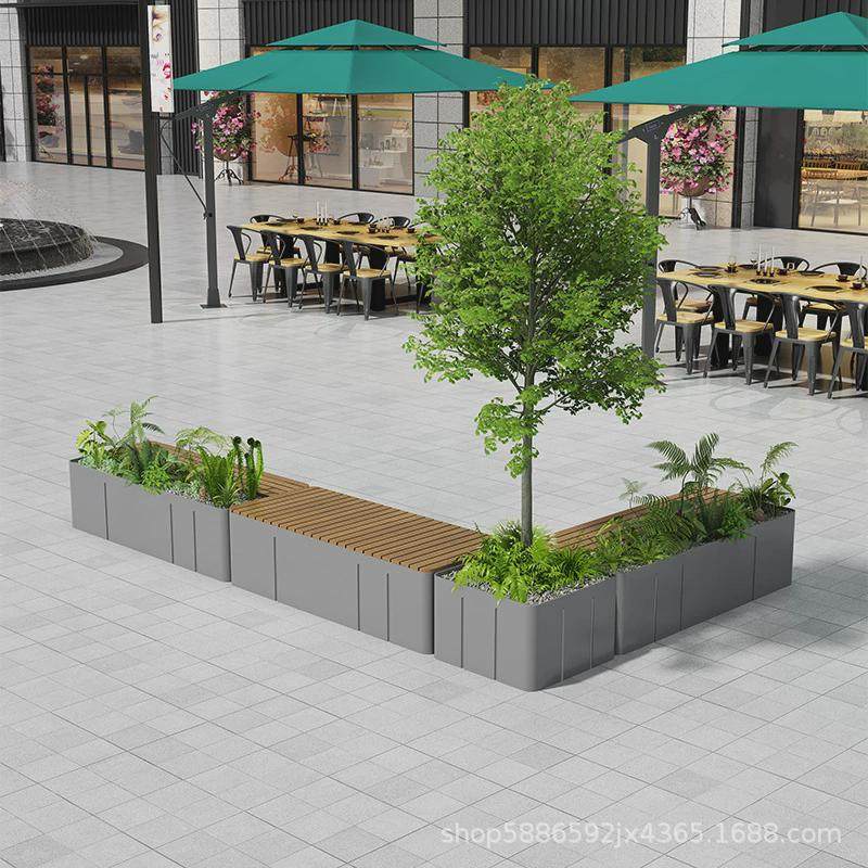 铁艺花箱组合不锈钢座椅花坛坐凳广场公园休闲椅商业街花坛种植箱,农机/农具/农膜,播种栽苗器/地膜机,淘宝优惠券,粉丝福利购,淘宝优惠卷