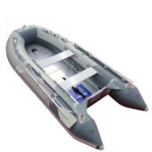 3.3米4人pvc海钓加厚耐磨底充气船铝合金地板钓鱼船船运动艇