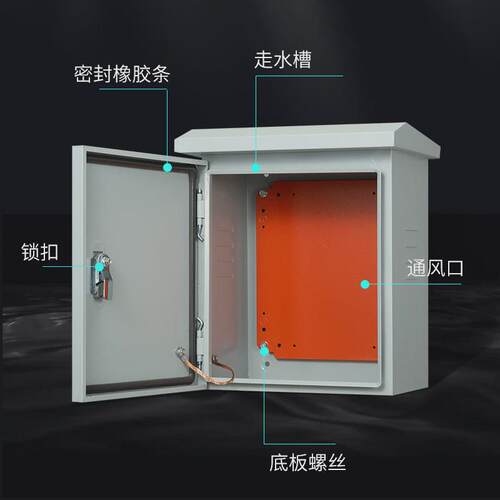 西琛户外配电箱小型室外基业箱电表箱工厂用防水电控柜电气箱