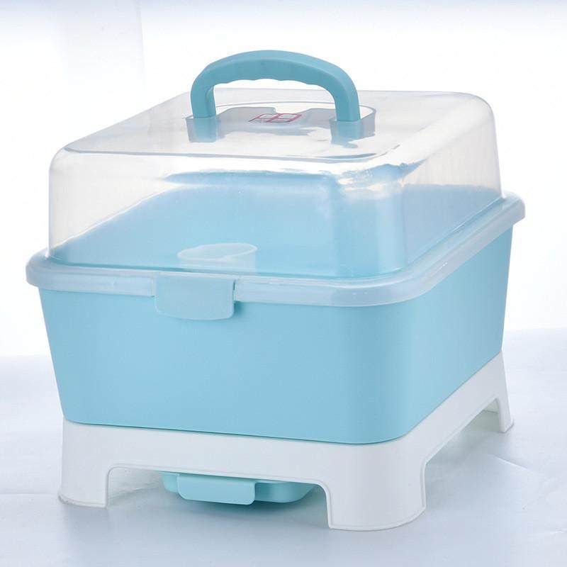 厨房塑料多功能碗筷餐具收纳盒带盖沥水碗碟架可当奶瓶收纳置物架,厨房/烹饪用具,厨房置物架/置物柜/角架,淘宝优惠券,粉丝福利购,淘宝优惠卷