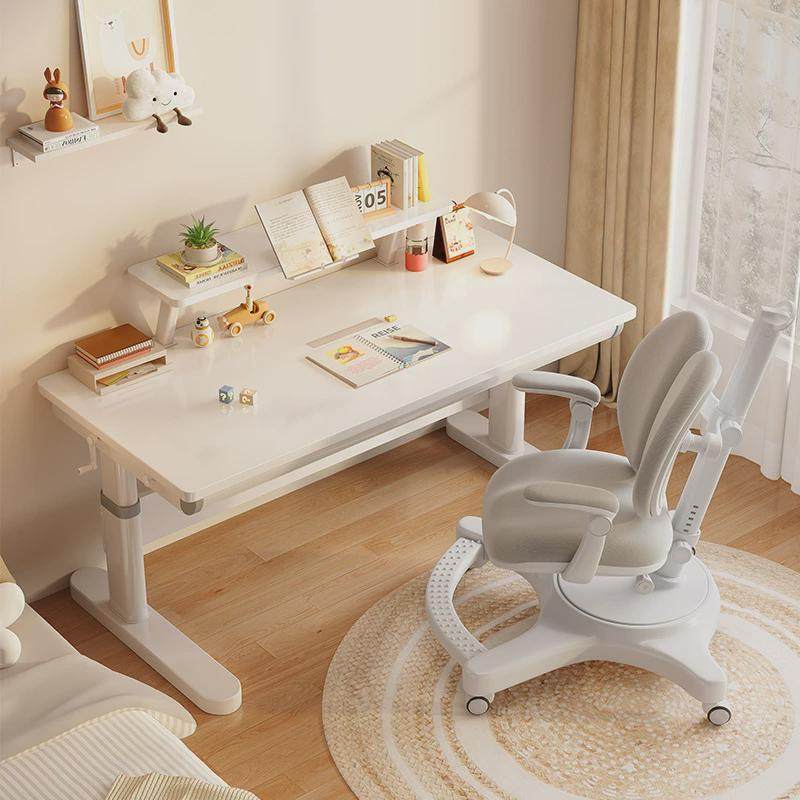 儿童学习桌家用可升降课桌椅写字写作业桌小学生实木书桌椅子套装,住宅家具,儿童电动/智能学习桌,淘宝优惠券,粉丝福利购,淘宝优惠卷