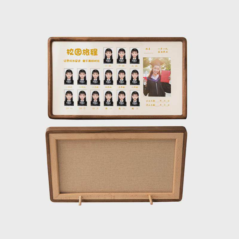 校园时光相框小孩满月一周岁纪念册创意批发成长记录相框摆台儿童