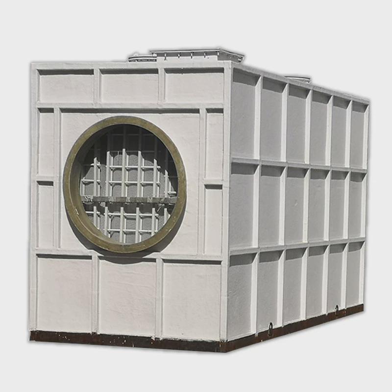 玻璃钢生物除臭箱厂家定制养殖厂堆肥厂生物滤池废气处理设备