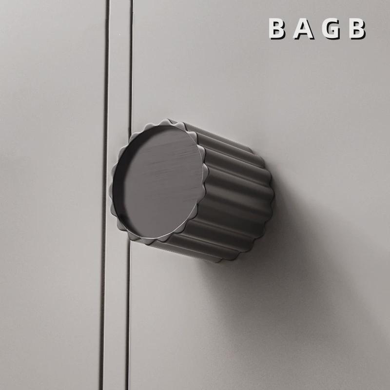 BAGB极简小团圆球形卧室门锁具室内房间木门轻奢静音磁吸门把手锁