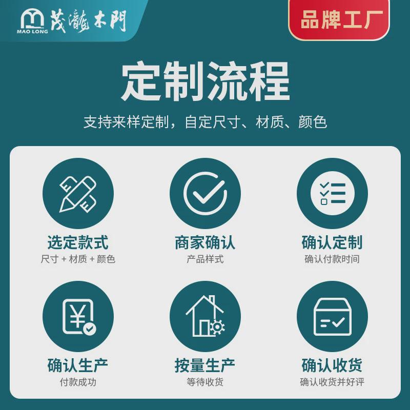 佛山木门直批酒店工程厂家复合雕花平开门可定制胡桃木复合实木门